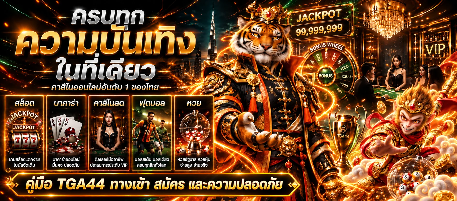 TGA44 ทางเข้า สมัคร และคู่มือความปลอดภัย